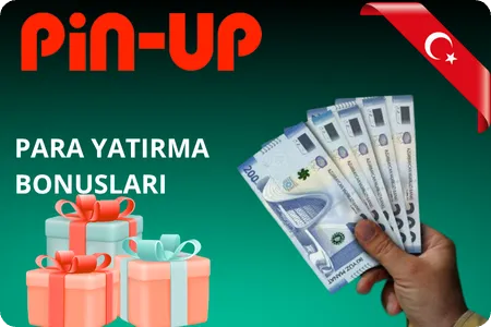 İlk para yatırmanızda PinUp bonusları