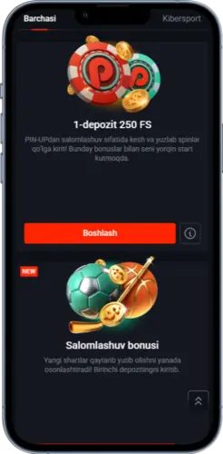 Pin Up Casino birinchi depozit bonusi va bepul imkoniyatlar