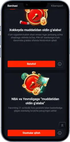 Pin Up Casino sport aksiyalari va tezkor tikish bonuslari